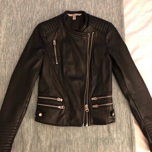 Faux leather jacket